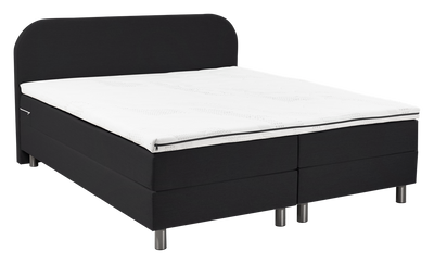 MavitaSleep Rond Boxspring Zwart 120 x 200 cm