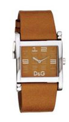 Horlogeband Dolce & Gabbana 3719240475 Leder Bruin