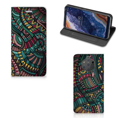 Nokia 9 PureView | Hoesje met Magneet | Aztec