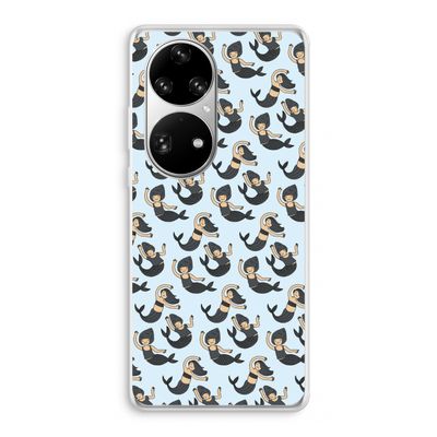 Zeemeermin: Huawei P50 Pro Transparant Hoesje