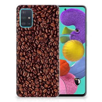 Samsung Galaxy A51 | Siliconen Case | Koffiebonen
