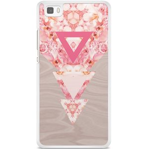 Huawei P8 Lite hoesje - Floral wood