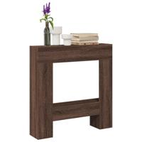 VidaXL Haardombouw 81x18x82 cm bewerkt hout bruin eikenkleurig