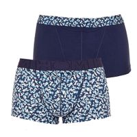 Hom boxershort Ho1 Blue flower 2-pack