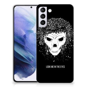 Silicone Back Case Samsung Galaxy S21 Plus Skull Hair