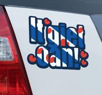 it giet oan with friese vlag feestdagen sticker