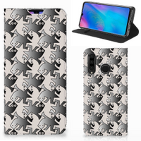 Huawei P30 Lite New Edition Hoesje maken Salamander Grey