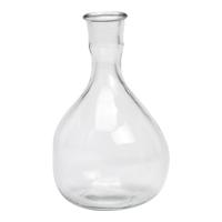 Vaas van glas transparant (B/H/D) 14x24x14cm