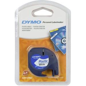 DYMO 12mm LetraTAG Plastic tape labelprinter-tape