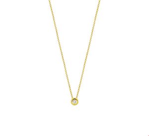 TFT Collier Geelgoud Diamant 0.01ct H SI 1,0 mm x 41-43-45
