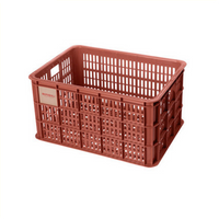 Basil fietskrat l - groot - 40 liter - rood