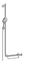 Hansgrohe Raindance Select S doucheset met glijstang 110cm en opbergmand links chroom - thumbnail