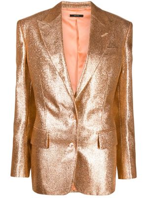 TOM FORD blazer à boutonnage simple - Rose