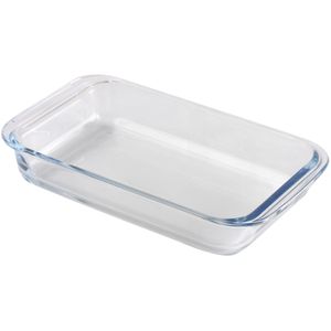 Chef Traiteur Ovenschaal van borosilicaat glas - rechthoek - 1 Liter - 26 x 15 x 5 cm