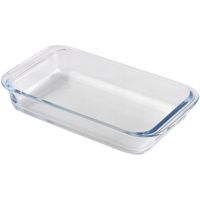 Chef Traiteur Ovenschaal van borosilicaat glas - rechthoek - 1 Liter - 26 x 15 x 5 cm