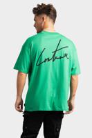 Couture Club Puff Print Signature Relaxed Fit T-Shirt Heren Groen - Maat XS - Kleur: Blauw | Soccerfanshop