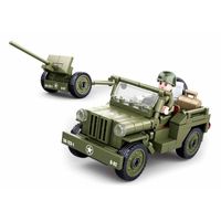 Sluban WWII Iconische geallieerde jeep (M38-B0853) - thumbnail