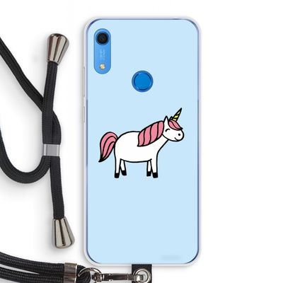Eenhoorn: Huawei Y6s Transparant Hoesje met koord