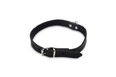 Beeztees Beeztees Halsband Hond Leer Zwart 27-33 cm x 12mm