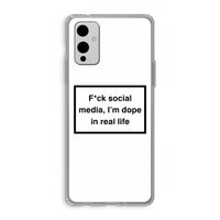 I'm dope: OnePlus 9 Transparant Hoesje