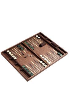 L'Objet jeu de backgammon en bois Matis - Marron