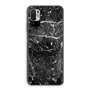 Zwart marmer: Xiaomi Redmi Note 10 5G Transparant Hoesje