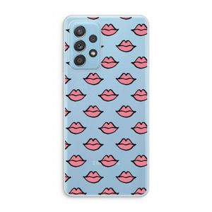 Lipjes: Samsung Galaxy A73 Transparant Hoesje