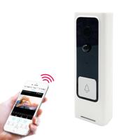 M200B WiFi intelligente vierkante knop video deurbel ondersteuning infrarood bewegingsdetectie & adaptieve snelheid & tweeweg intercom & Remote/PIR w