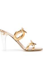 Valentino Garavani mules Chain 1967 en cuir 110 mm - Or - thumbnail