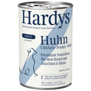 Hardys Sensitiv kip met courgette en peer natvoer hond 6 x 400 g