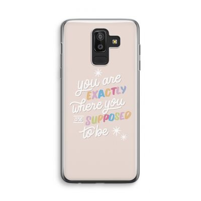 Right Place: Samsung Galaxy J8 (2018) Transparant Hoesje