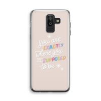 Right Place: Samsung Galaxy J8 (2018) Transparant Hoesje