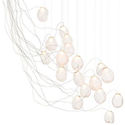 Bocci 73.19V Semi-Rigid Hanglamp - Transparant