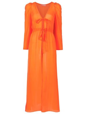 Clube Bossa robe Darina à fente devant - Orange
