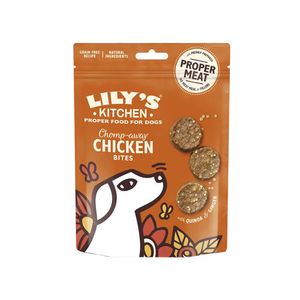 Lily's Kitchen Chomp-Away Chicken Bites Hond Snack Kip 70 g