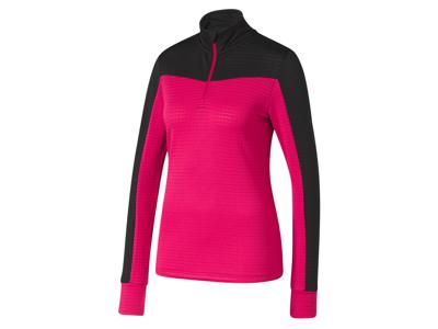 CRIVIT PREMIUM Dames thermoshirt (Donkerroze/zwart, M (40/42))