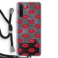 Lips: Oppo A91 Transparant Hoesje met koord