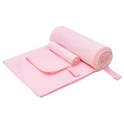 Set van Sporthanddoeken Anders Roze Stof