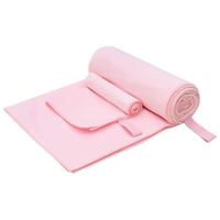 Set van Sporthanddoeken Anders Roze Stof