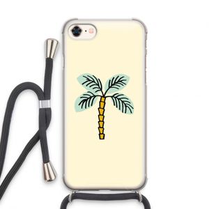 Palmboom: iPhone 8 Transparant Hoesje met koord
