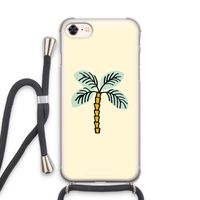 Palmboom: iPhone 8 Transparant Hoesje met koord