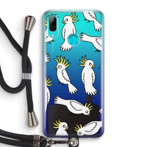 Papegaai: Huawei P Smart (2019) Transparant Hoesje met koord