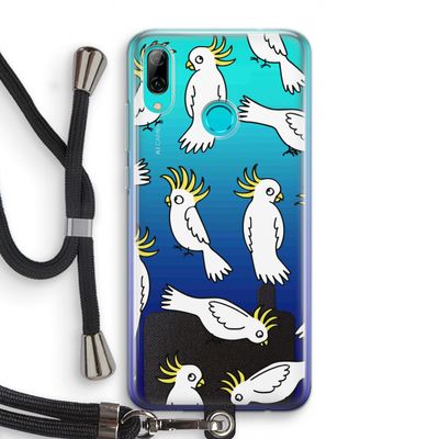 Papegaai: Huawei P Smart (2019) Transparant Hoesje met koord