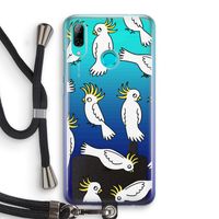 Papegaai: Huawei P Smart (2019) Transparant Hoesje met koord