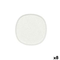 Eetbord Bidasoa Elite Wit Keramisch 16,5 x 16,5 x 1,7 cm (8 Stuks)
