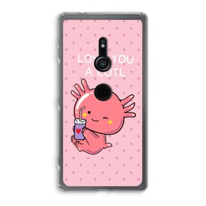 Love You A Lotl: Sony Xperia XZ2 Transparant Hoesje