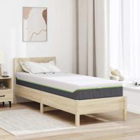 Matrassen Wit, Grijs 70 x 200 cm 100% polyester jacquard stof