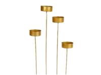 Waxine houder steker goud - thumbnail