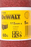 DeWalt Accessoires Schuurpapier, rol 5 meter, 115mm, K60 - DT3580-QZ