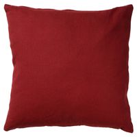 Dutch Decor - JAMES - Sierkussen 45x45 cm - duurzaam katoen - effen kleur - Merlot - rood